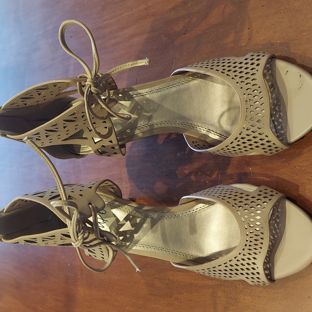 3 inch nude sandal heels